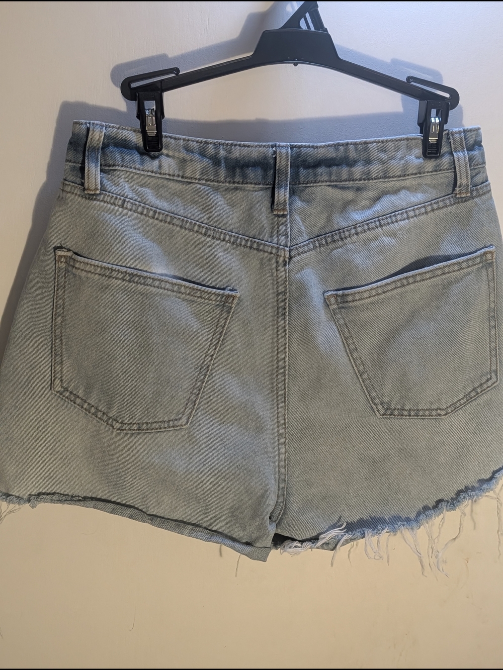 wild fable Crochet Patchwork Denim Shorts — Blue/Olive - Picture 3 of 8